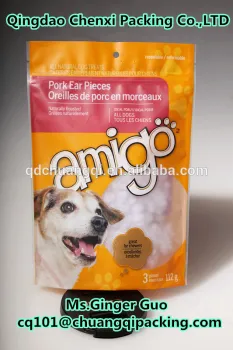 China whole sale accept custom order pet food packaging bag pouch
