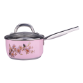 10-delige roze kleurencooker SS Cookware Sets