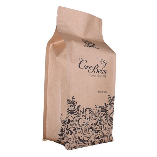 Creative Design Full Gloss Finish Green Bio Bean Coffee Bag