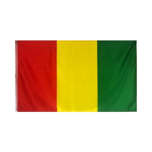 double stitched custom countries banner Guinea flags