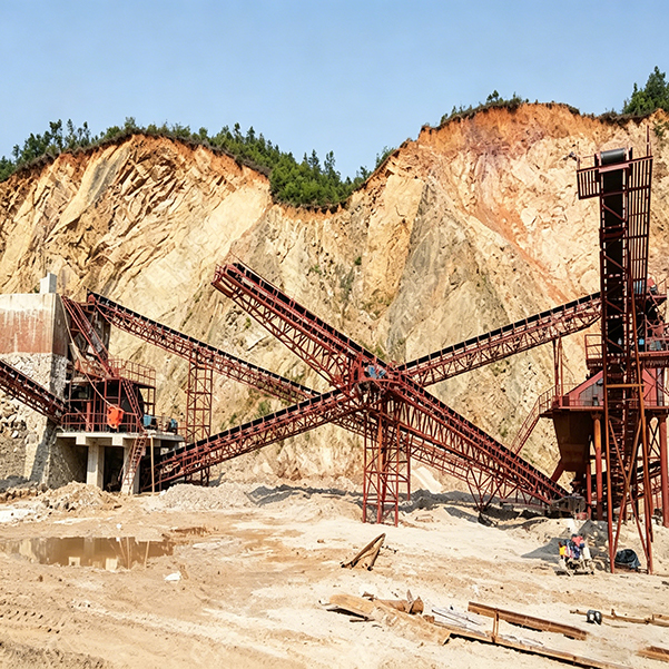 granite crushing line