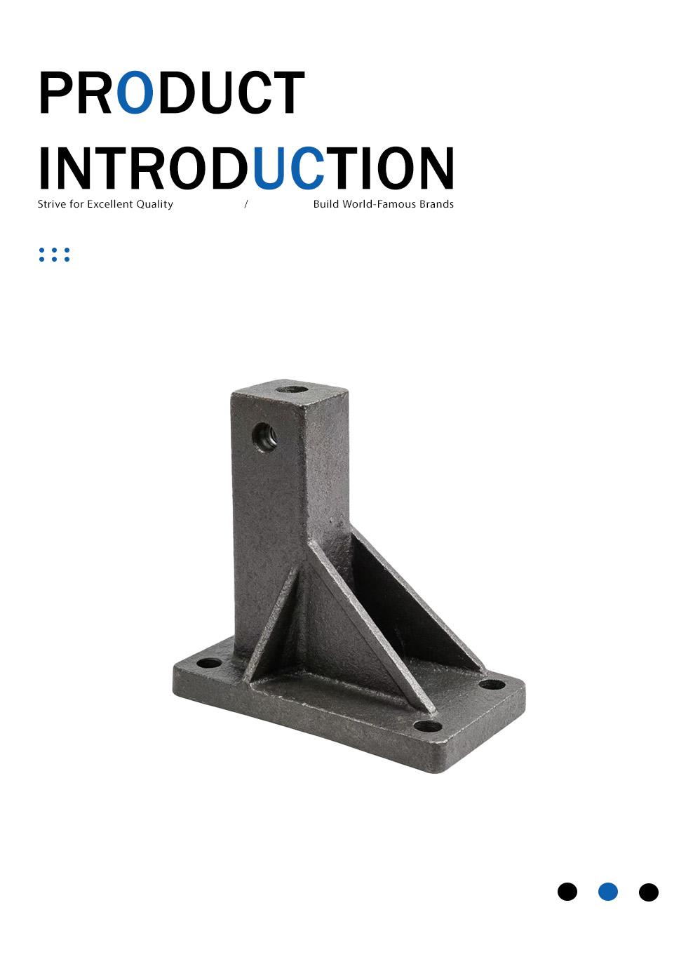 Gray Iron Base Bracket Casting