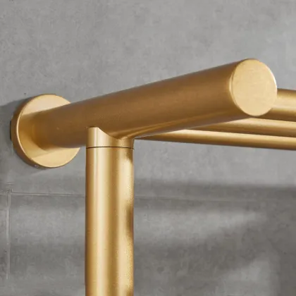 Gold Heated Towel Warmer Rack