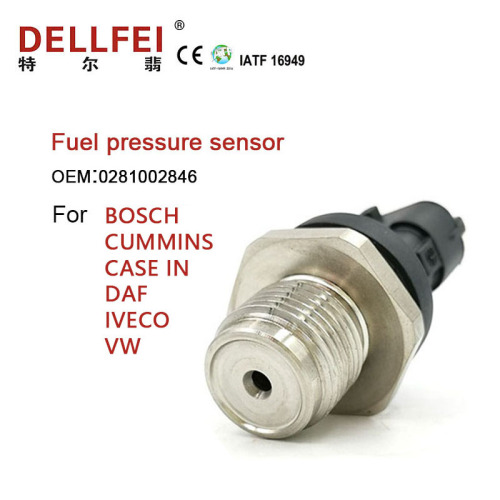 Fuel Pressure Transducer DAF Rail pressure sensor type 0281002846 For CUMMINS DAF Factory