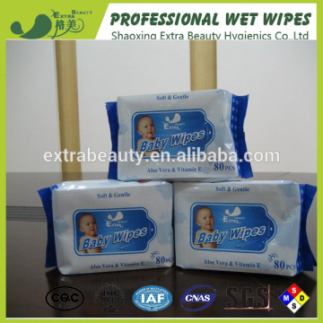 80PCS Non Woven Wet Baby Tissue