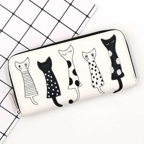 Bifold Wallet Custom cat waterproof leather for women wallet Manufactory