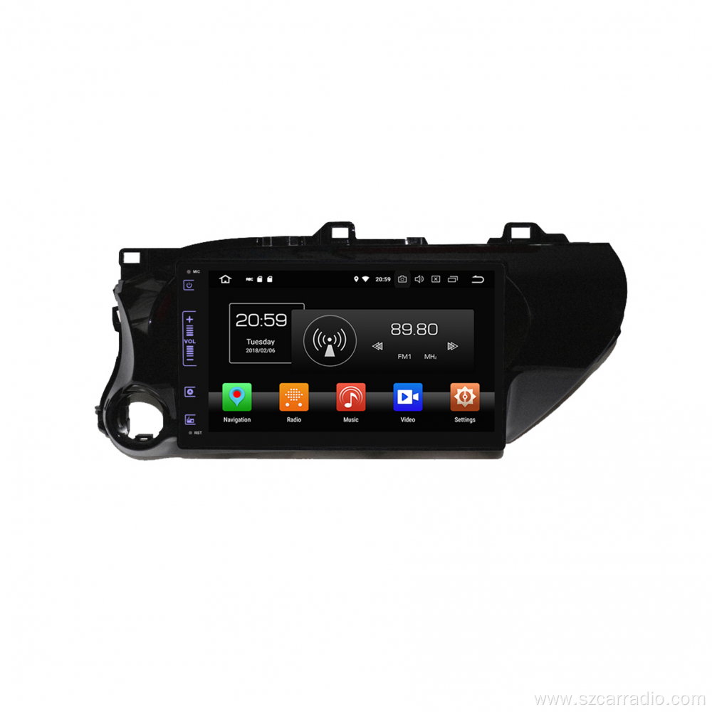 Android car dvd for Hilux  2016-2018
