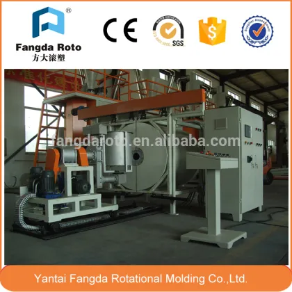 Multifunctional electric heating rotational molding machinery