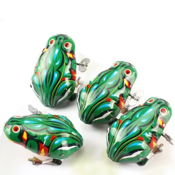 Clockwork Toys Frogs and Children's Christmas Gifts Wind Up Toys Kids Baby Jumping