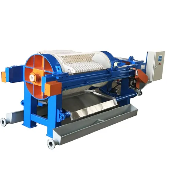High pressure round filter press automatic machine for sewage and sludge dewatering factory price