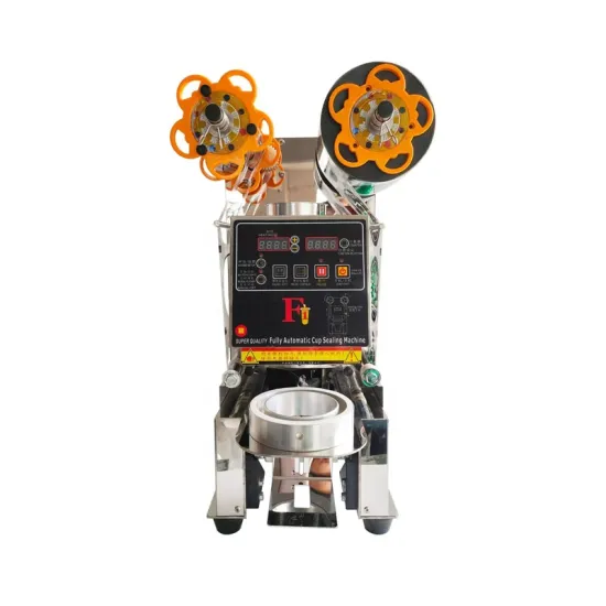 Best Sale Plastic Cup Bowl Tray Sealer Film Sealing Machine for Drinks and Fast Food