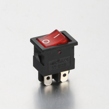 DPST Momentary On Off Miniature Rocker Switch