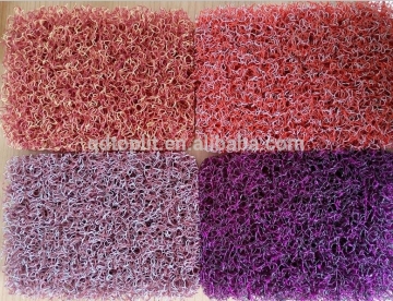 spike backing double color pvc roll matdoor car floor mat