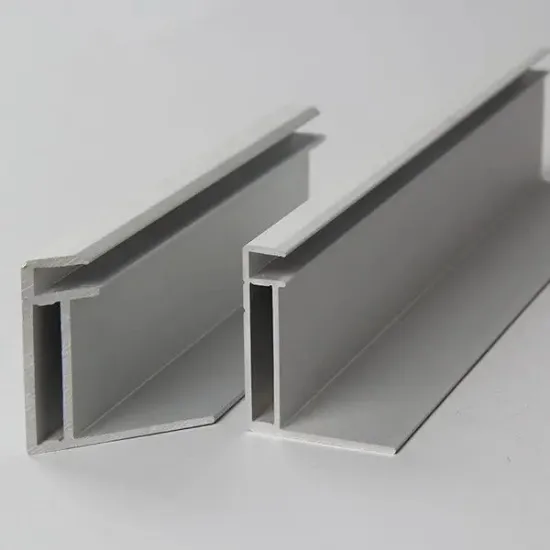 Non-Standard CNC Machined Anodized Aluminum Profile for Solar Panel Frames
