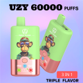 UZY Triple 60k Puff Disposable Vape Box Wholesale
