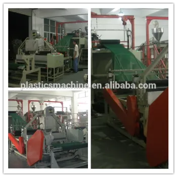 Plastic filter mesh machine