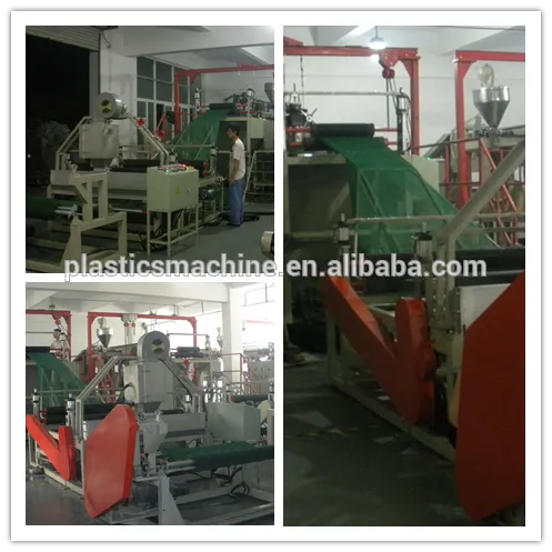 Plastic filter mesh machine