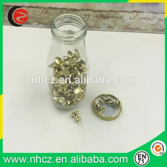 Large Gold Pin in Jar