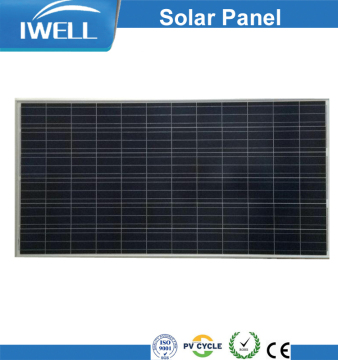 IWELL China manufacturer 140W Poly crystalline photovoltic solar panels