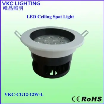 30 Degree beam angle of 12W high power recessed Down Lights LED