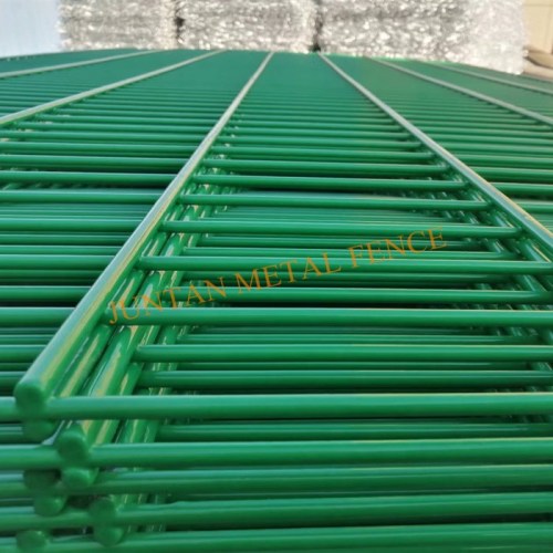Powder Coating Double Wire Welded Mesh Fence Panel