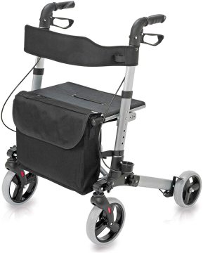 Rollator pieghevole con sedile: Walker Rolling per mobilità