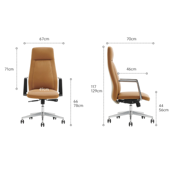Gewerbliche Möbelhersteller: hohe Backoffice -Stühle - Ergonomisches Design für Führungskräfte
