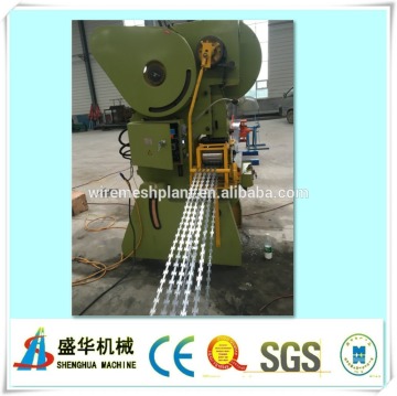 Kinds type and specification about Razor barbed wire mesh machine ( Nine strips)