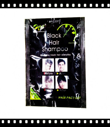 Hot Sale Permanent Black Hair Dye Shampoo