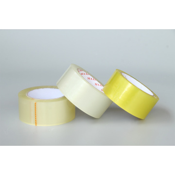 Yellowish stationery tape crystal clear tape