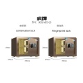 Tiger Safes Classic Series-Brown 25cm High Electroric Lock