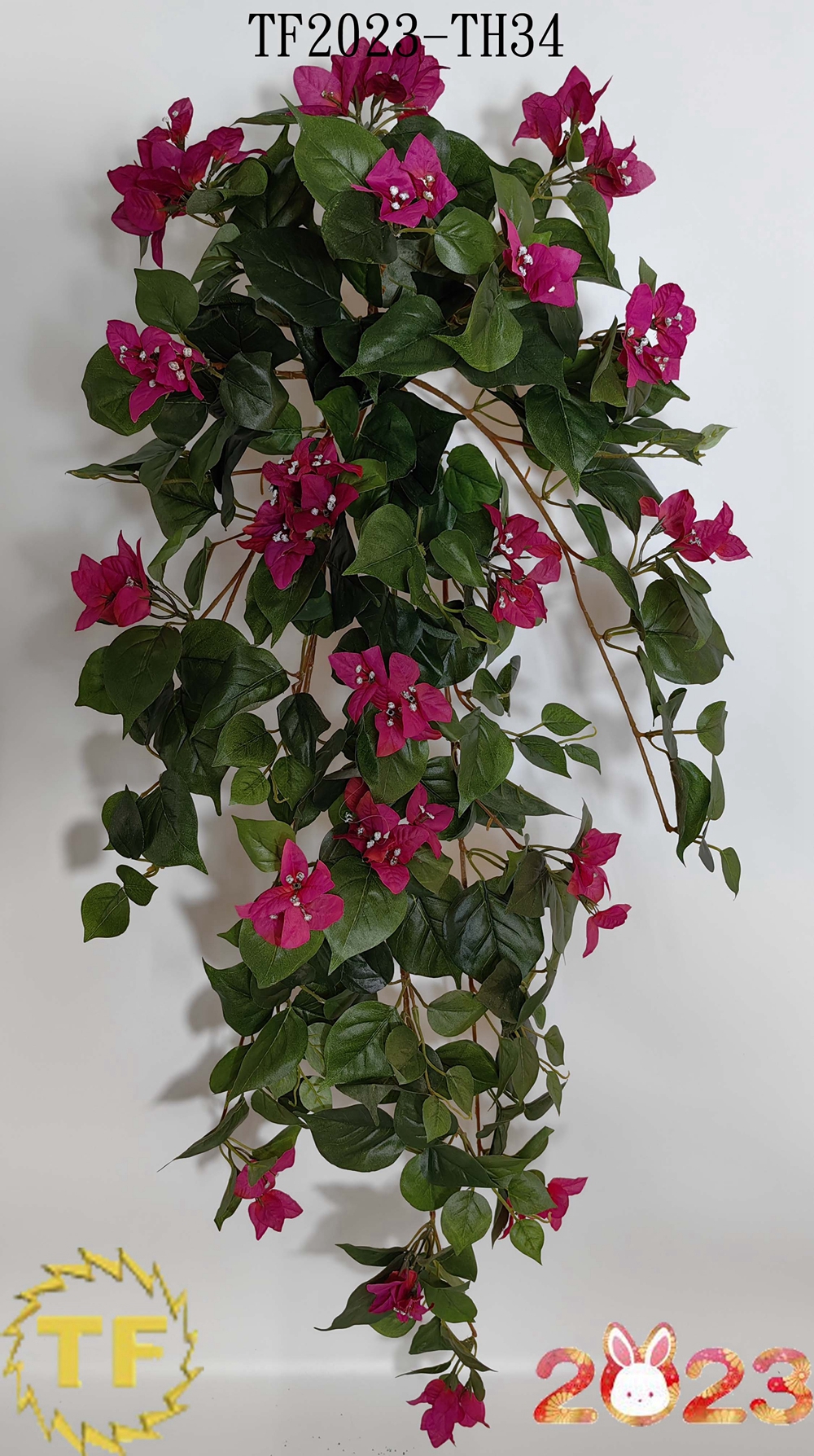 40 "künstlicher Bougainvillea -Hangbusch