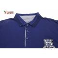 Men's Polo With Neck Stand And Embroidery