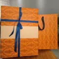 Bolsa de papel de regalo de compras impresas personalizadas ecológicas