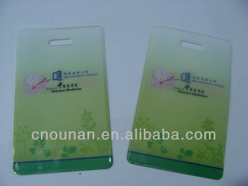 PVC card holder business card holder with flying hole stationery