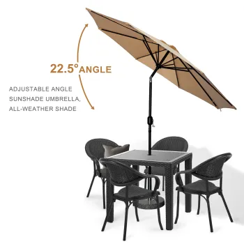 Garden Parasol: Outdoor Sun Umbrella for Patio and Pool