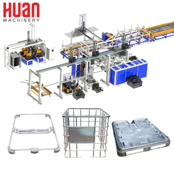 IBC Tank Cage Frame Automatic Production Line: Tubular Mesh Spot Welding Machine