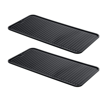 Rased Edges Silicone Dish Drying Mats