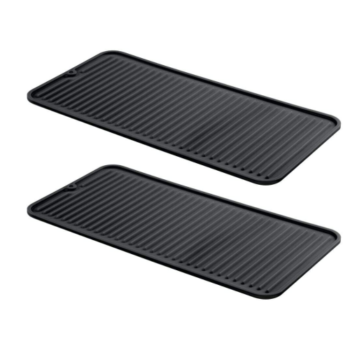 Rased Edges Silicone Dish Drying Mats