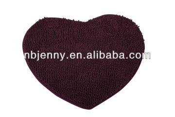 heart-shaped mat