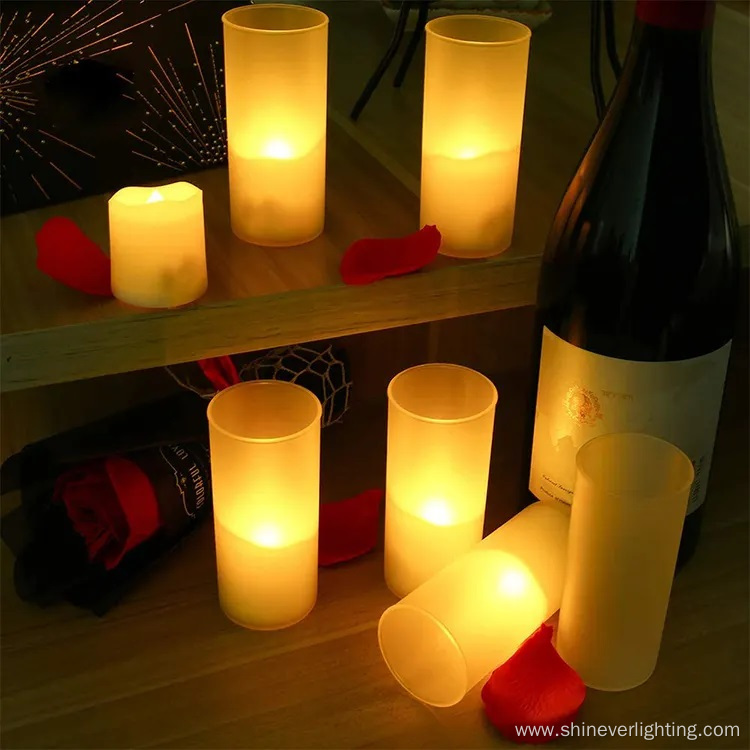 Flameless Candles with Rechargeable Candle Tea Lights