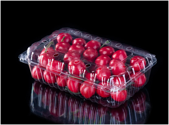 Clamshell de cerise en plastique transparent pour Costco