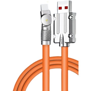 Innovative 180 Degree Rotation PVC 3A Fast Charging USB C Cable