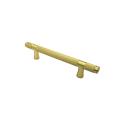 PVD Gold Grid Knurled Furniture Handle