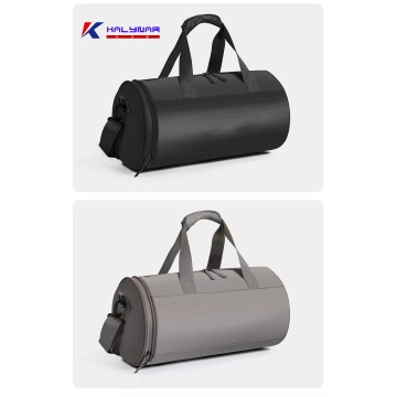 Round Tote Travel Duffle Bags With Shoe Compartment