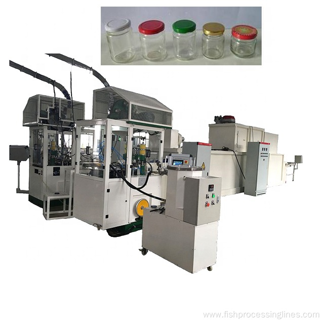 Glass jar cap making machine bottle cap