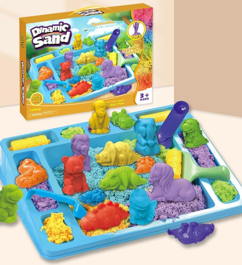 Kinetic sand toy