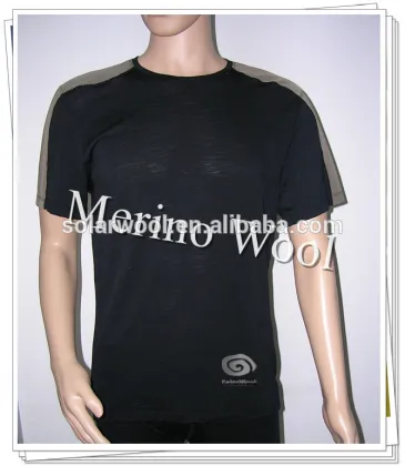 Custom Men's knitted wool super undershirt