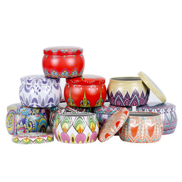 INTODIY 4.4oz Mandala Bohemian Candle Holder - In Stock