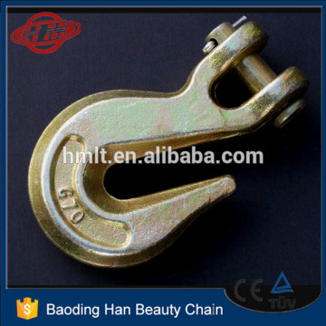 G70 3/8" Clevis Grab Hooks Tow Chain Hook Flatbed Truck Trailer Tie Down